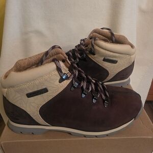 Timberland Men's Dark Brown and Tan Boots